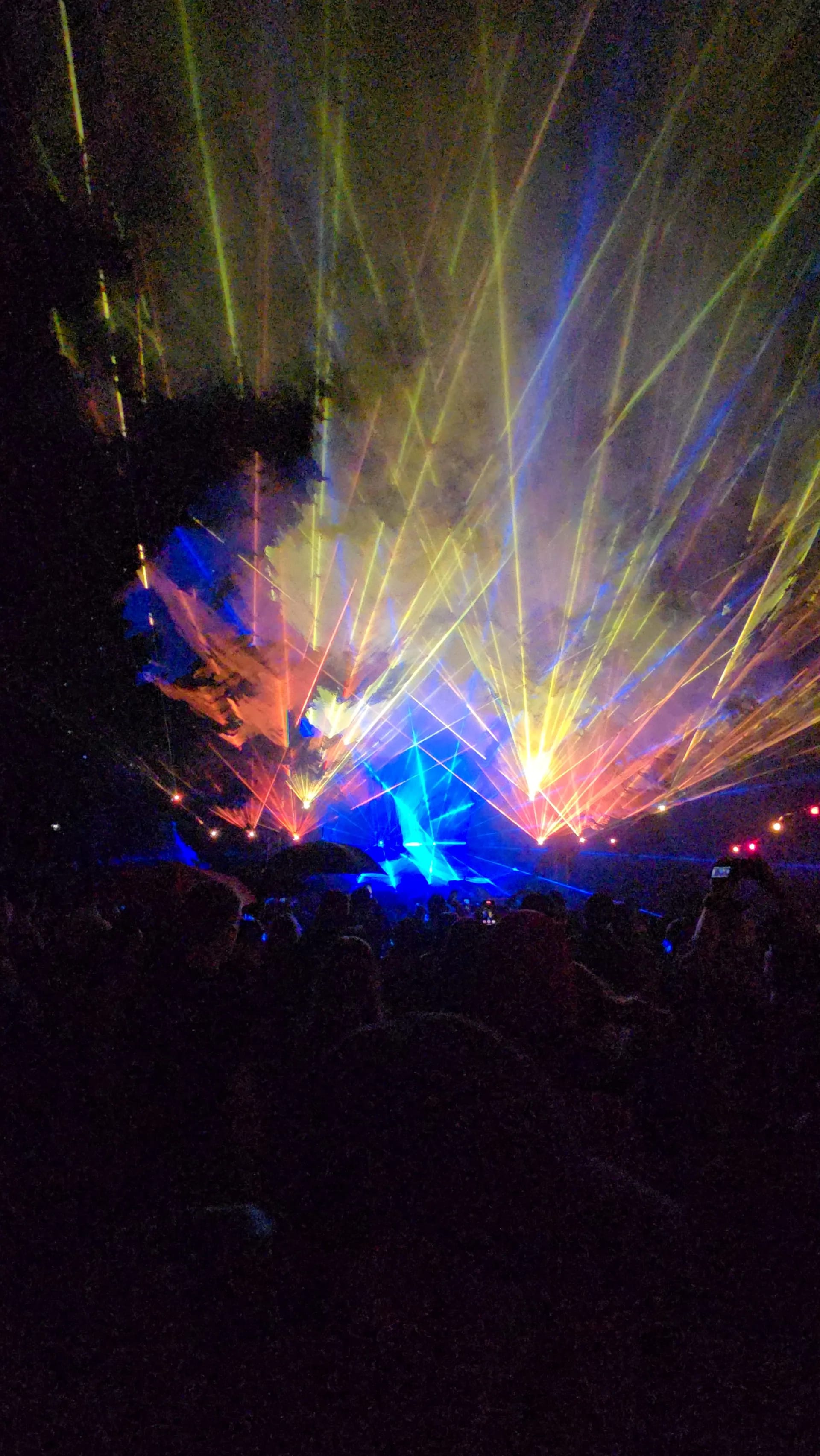 Lasershow Beam-Pattern